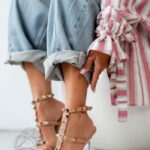 Czółenka transparentne Rock Jolly nude