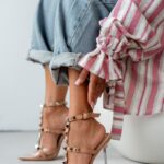 Czółenka transparentne Rock Jolly nude