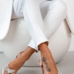 Czółenka satynowe Madam Secretti szampańskie