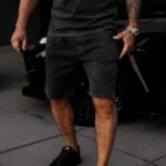 Spodenki dresowe męskie MION OLAVOGA czarne