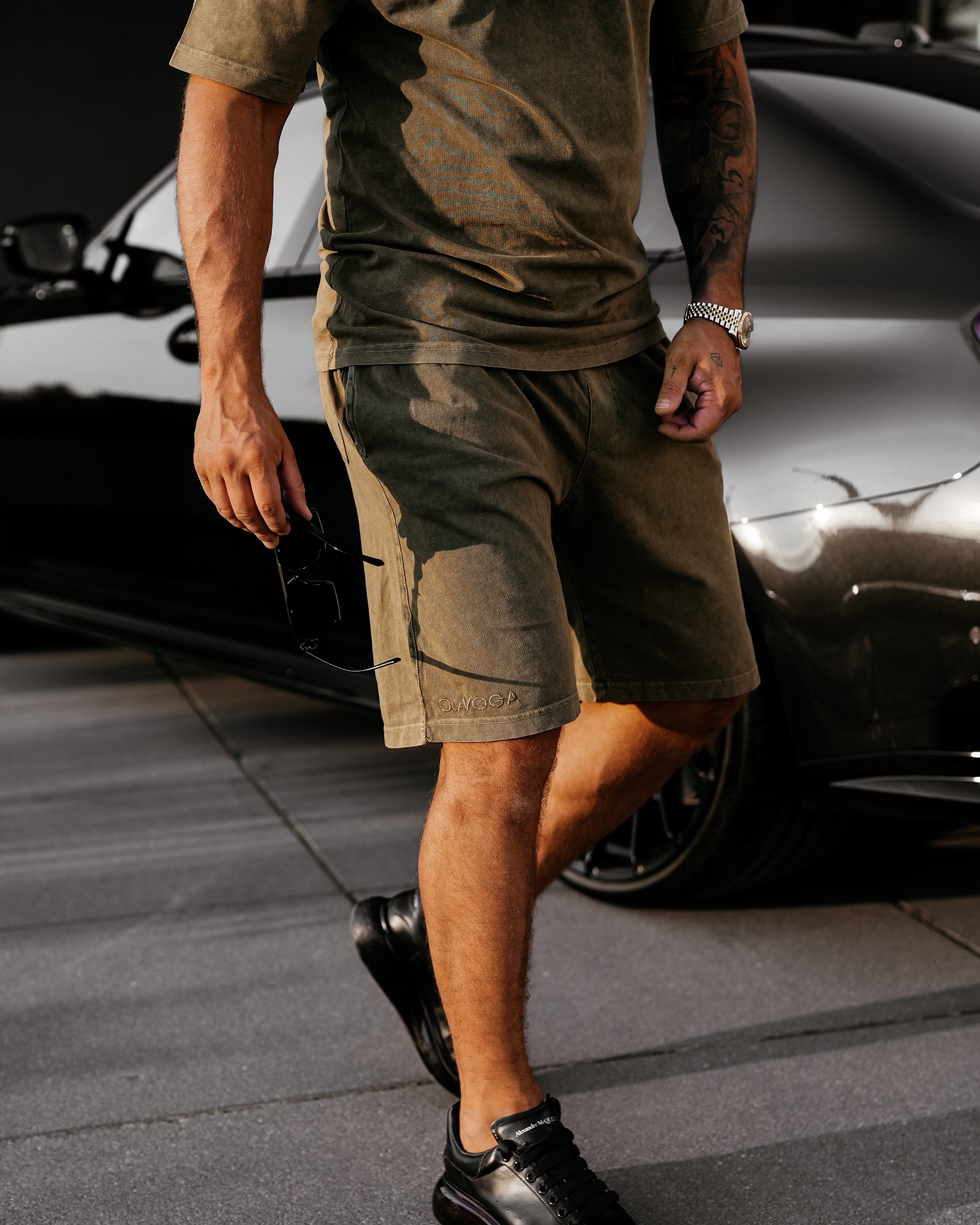 Spodenki dresowe męskie MION OLAVOGA khaki Spodenki dresowe męskie MION OLAVOGA khaki