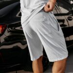 Spodenki dresowe męskie MION OLAVOGA niebieskie