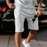 Spodenki dresowe męskie MION OLAVOGA niebieskie