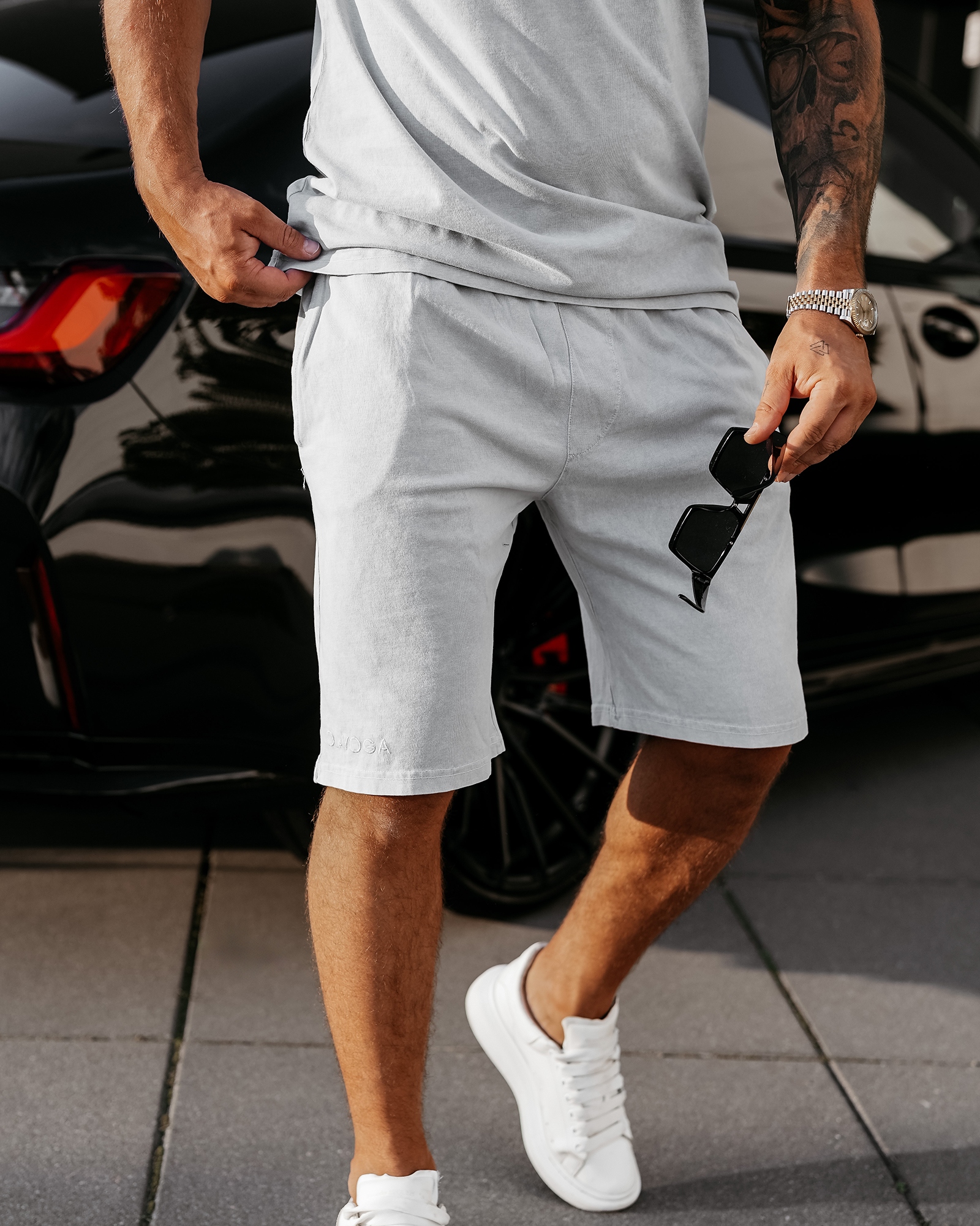 Spodenki dresowe męskie MION OLAVOGA niebieskie Spodenki dresowe męskie MION OLAVOGA niebieskie