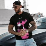 T-shirt casualowy unisex HILL OLAVOGA czarny