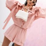 Komplet bawełniany MC Summer Kisses II pudrowy