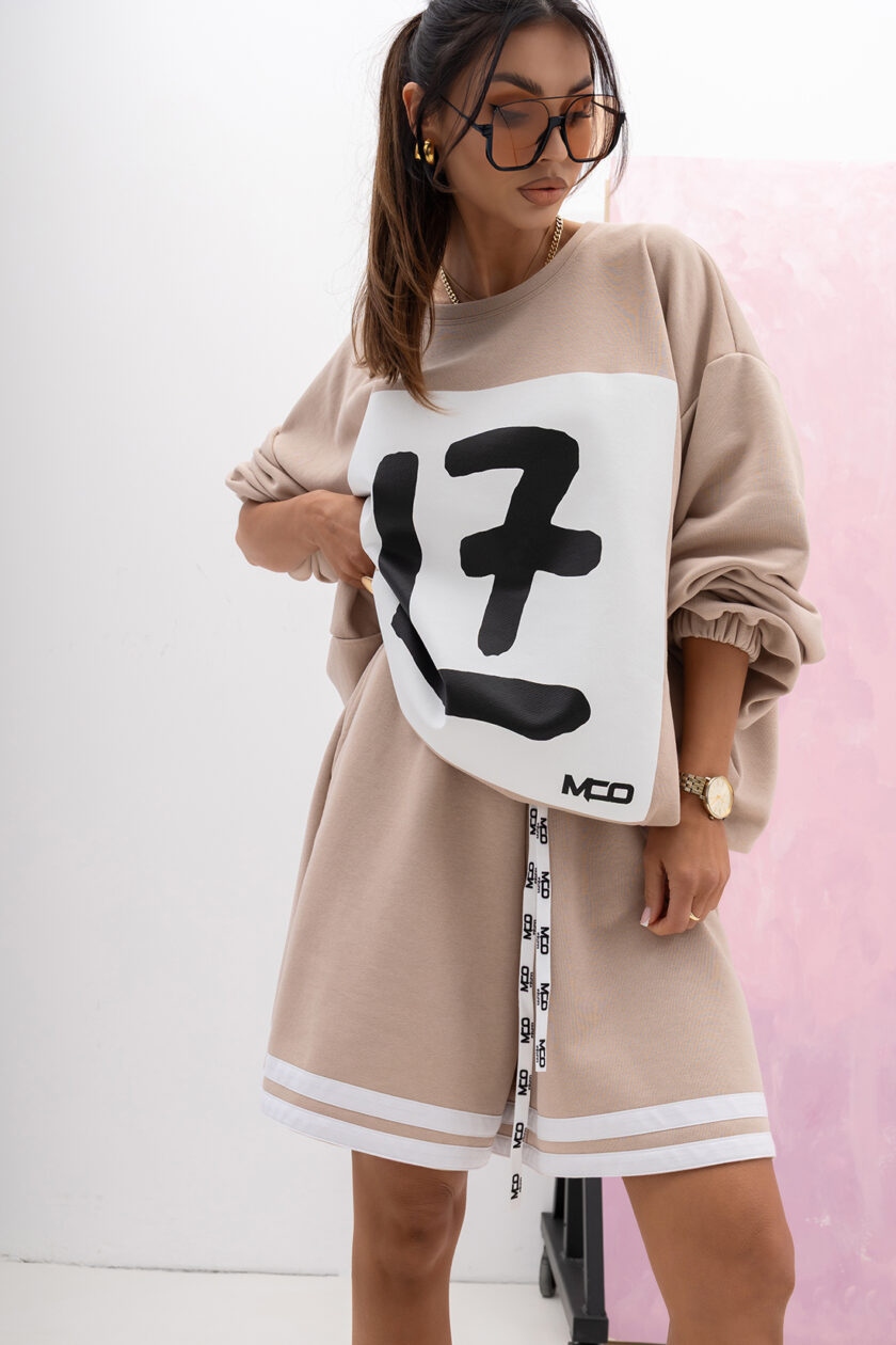 Komplet damski MC Seventeen beżowy Komplet damski MC Seventeen beżowy