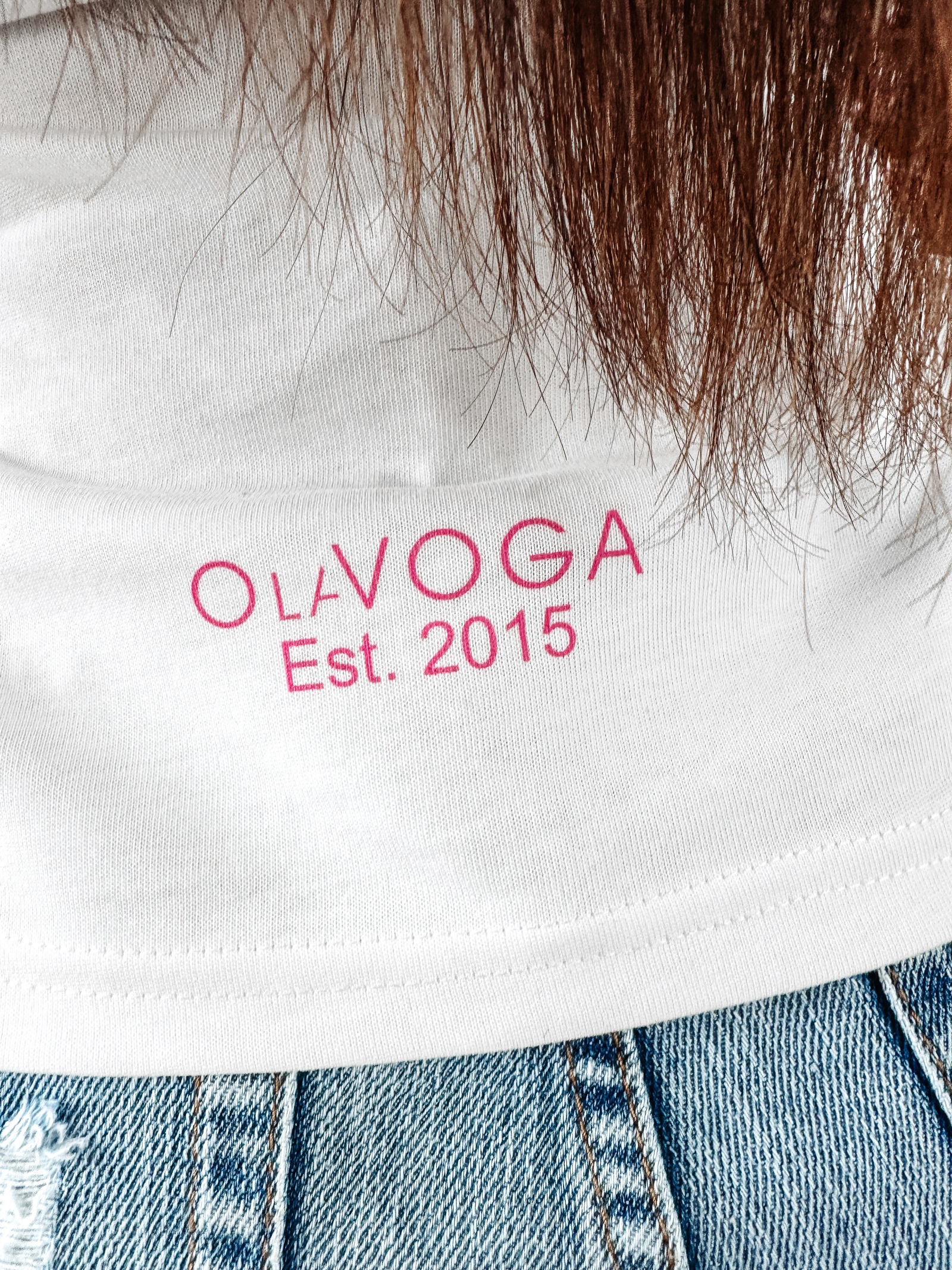 T-shirt delikatnie oversiz'owy RockStar Ola Voga ecru T-shirt delikatnie oversiz'owy RockStar Ola Voga ecru