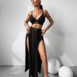 Komplet ze spódnicą BORNEO OLAVOGA czarny