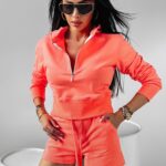 Komplet damski BLOSSOM OLAVOGA łososiowy