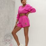 Komplet bawełniany Houner różowy