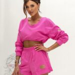 Komplet bawełniany Houner różowy