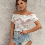 Bluzka hiszpanka Melodys ecru