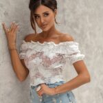 Bluzka hiszpanka Melodys ecru