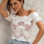 Bluzka hiszpanka Melodys ecru