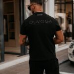 Komplet męski ze spodenkami FEAR OLAVOGA czarny