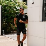 T-shirt męski bawełniany logowany ESKAL OLAVOGA czarny