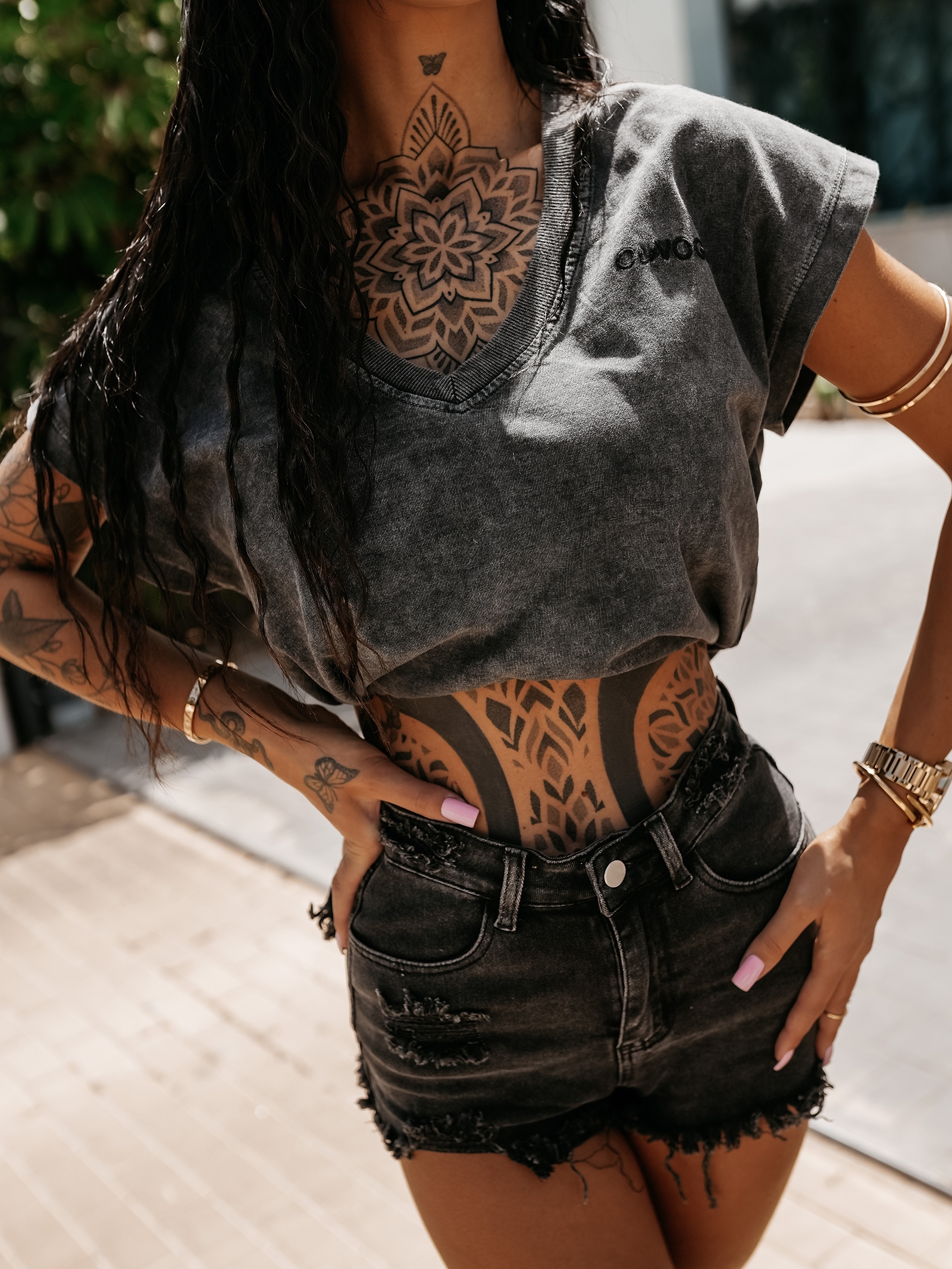 T-shirt bawełniany NEXIA OLAVOGA c.szary T-shirt bawełniany NEXIA OLAVOGA c.szary