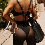 Komplet damski plażowy ANISE OLAVOGA czarny