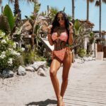 Kostium kąpielowy dwuczęściowy JELLY OLAVOGA pomarańczowy