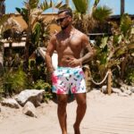 Kąpielówki szorty męskie FUNKY OLAVOGA białe