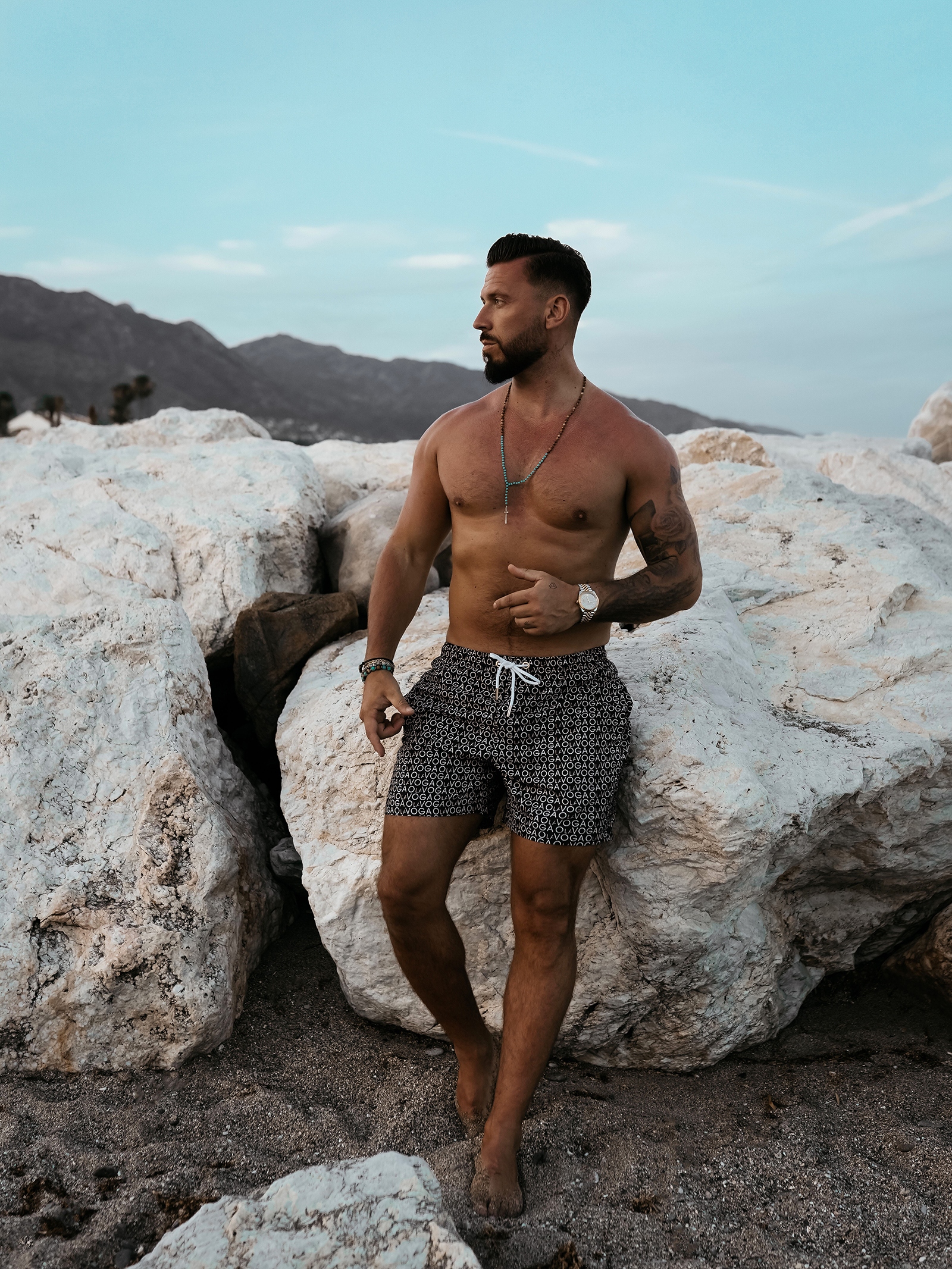 Kąpielówki męskie COOLER OLAVOGA czarne