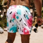 Kąpielówki szorty męskie FUNKY OLAVOGA białe