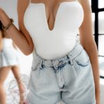 Body na ramiączka Toes białe