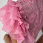 Komplet gipiurowy Tenesi jasnoróżowy