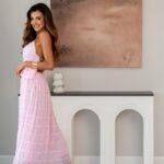 Komplet wakacyjny top + spódnica HollyWave cukierkowy róż