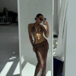 Komplet strój kąpielowy+spódnica CHIARA SWIMWEAR panterka