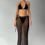 Komplet strój kąpielowy+spódnica CHIARA SWIMWEAR czarny