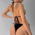 Komplet strój kąpielowy+spódnica CHIARA SWIMWEAR czarny