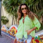 Koszula muślinowa KeyWest zielona