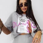 Spódniczko-spodenki plisowane ASH OLAVOGA szare