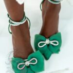 Czółenka szpilki Pretty Woman VI zielone