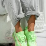 Buty sportowe Madam Faxe limonkowe