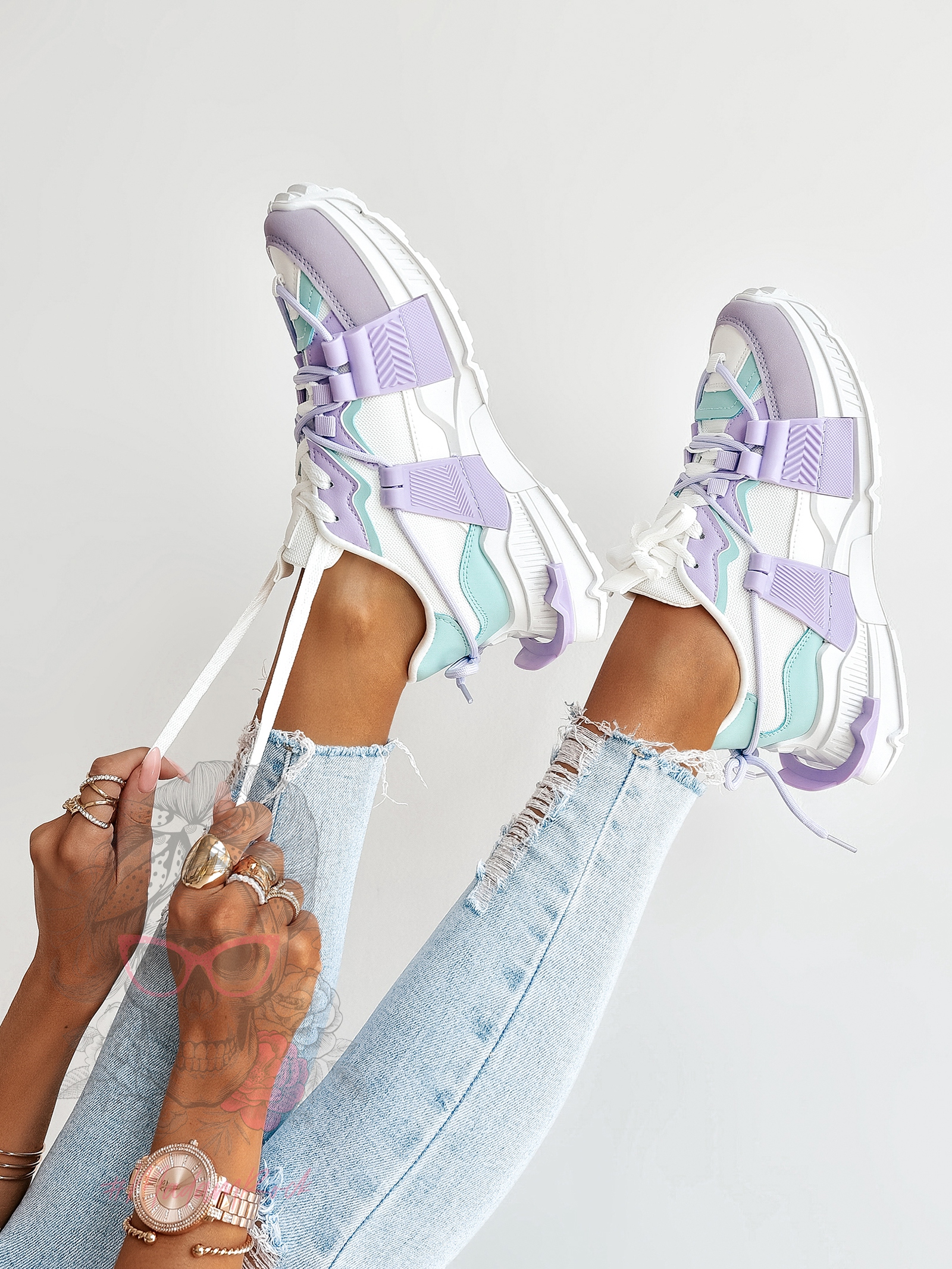 Buty sportowe Madam FeelGood lila