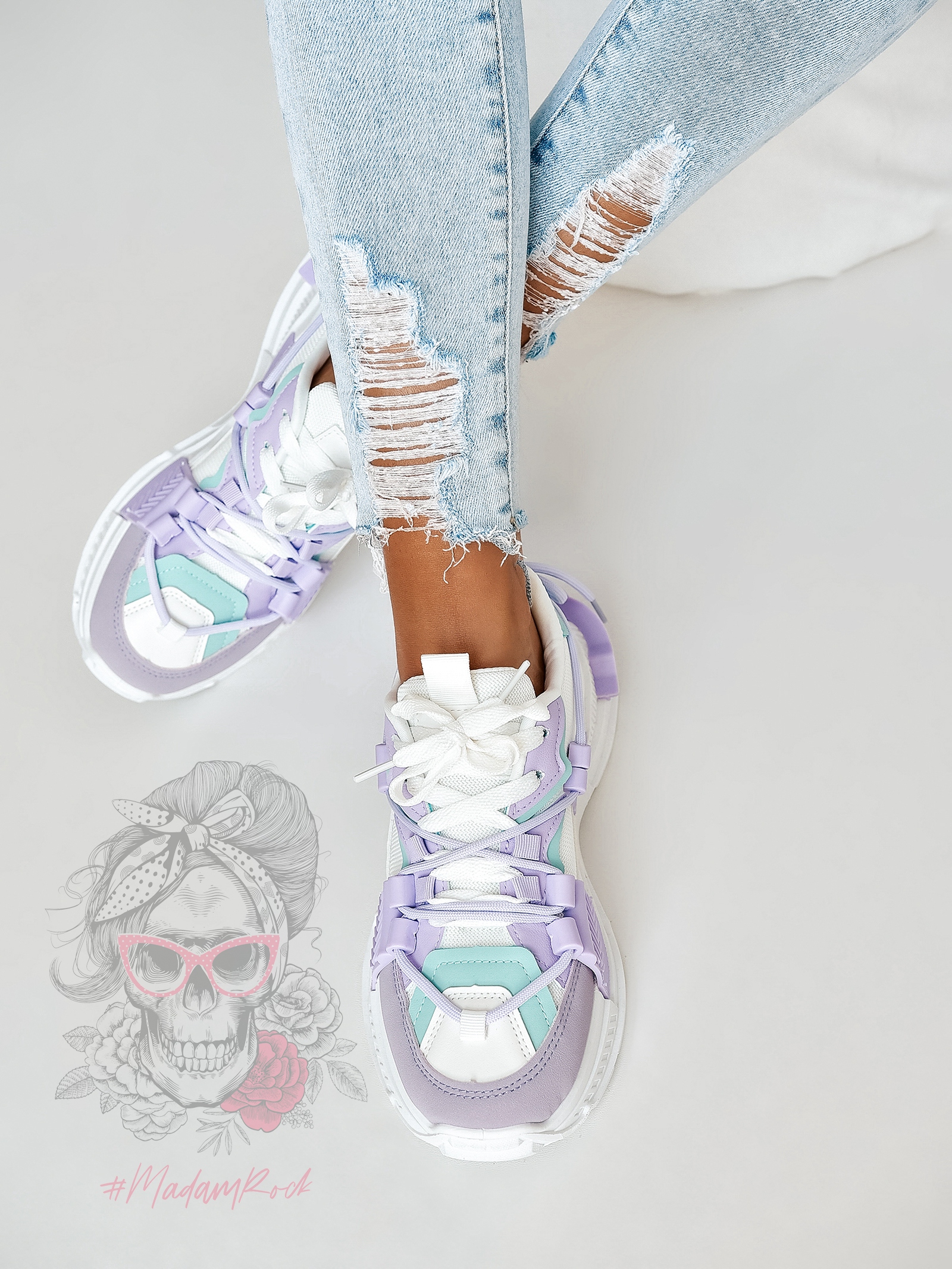 Buty sportowe Madam FeelGood lila