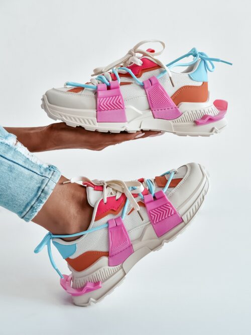 Buty sportowe Madam FeelGood multi różowe