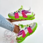 Buty sportowe Madam FeelGood limonka