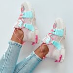 Buty sportowe Madam FeelGood multi miętowe