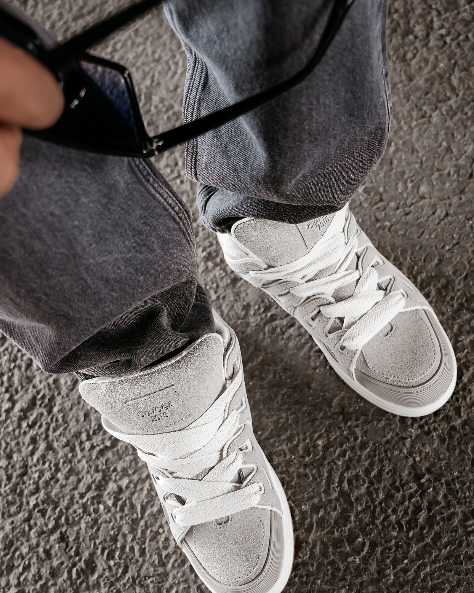 Buty sportowe sneakersy męskie AUTHENTIC OLAVOGA szare