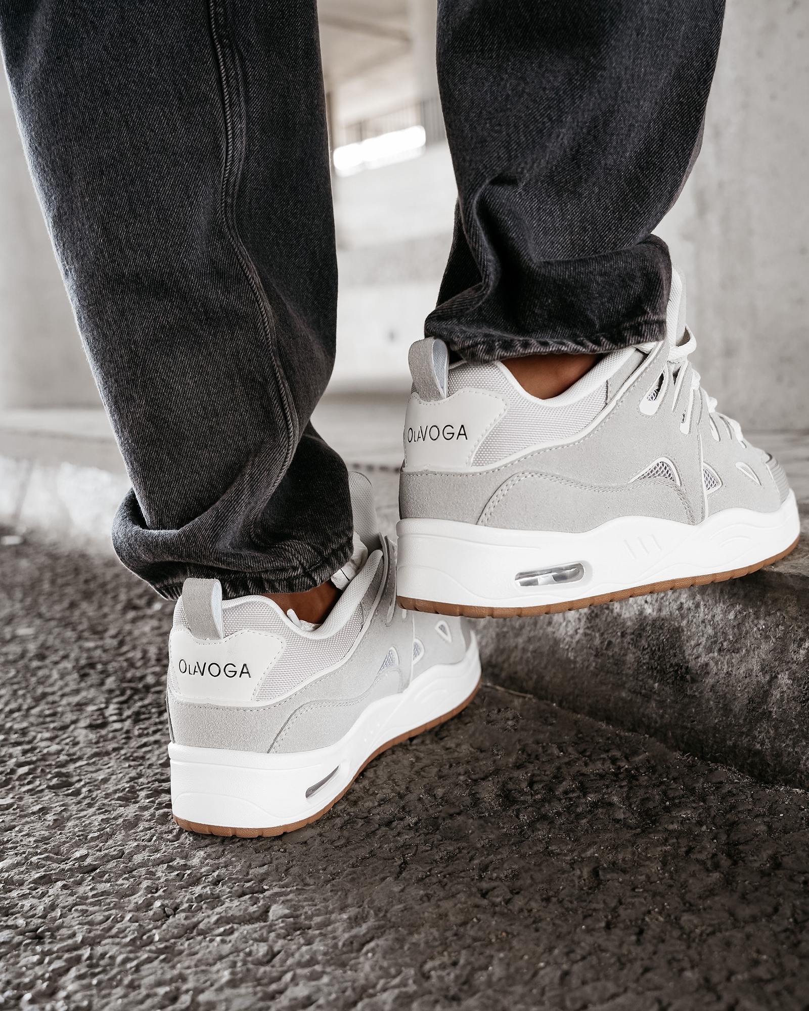 Buty sportowe sneakersy męskie AUTHENTIC OLAVOGA szare