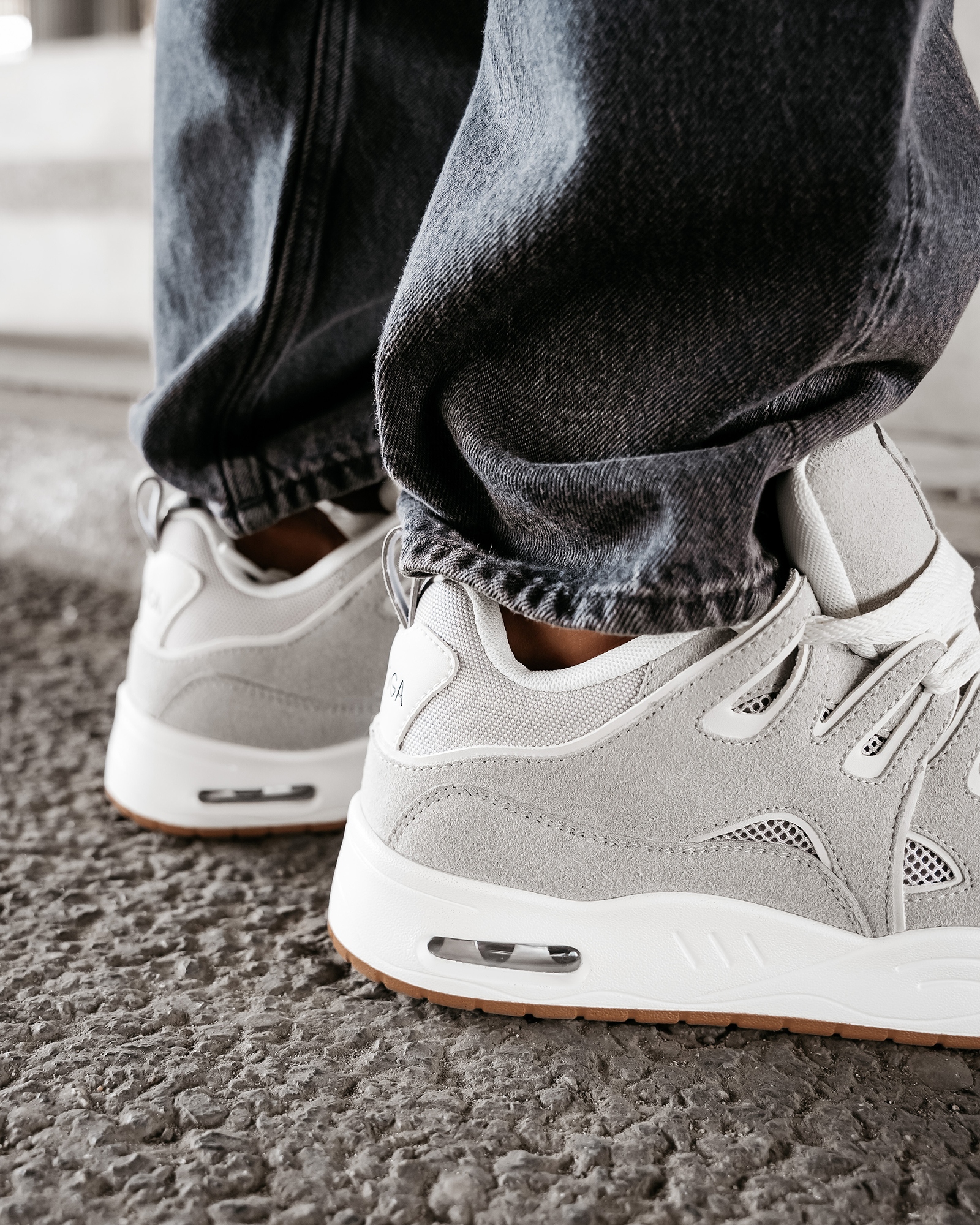 Buty sportowe sneakersy męskie AUTHENTIC OLAVOGA szare