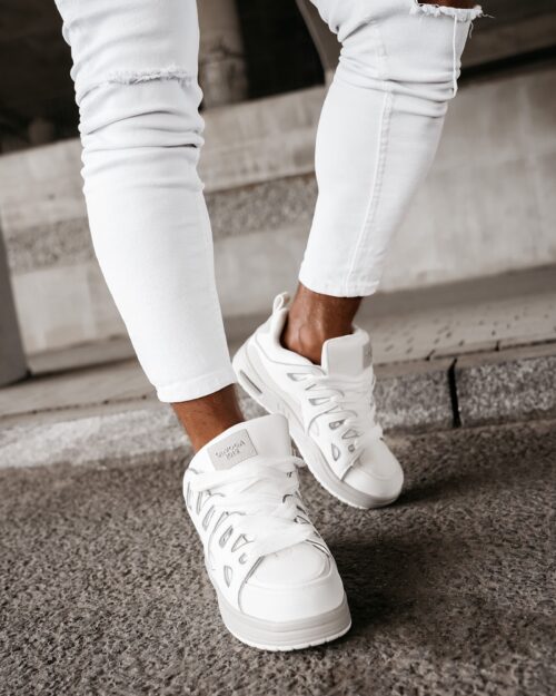 Buty sportowe sneakersy męskie AUTHENTIC OLAVOGA białe