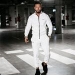 Dres męski bawełniany LOG OLAVOGA ecru