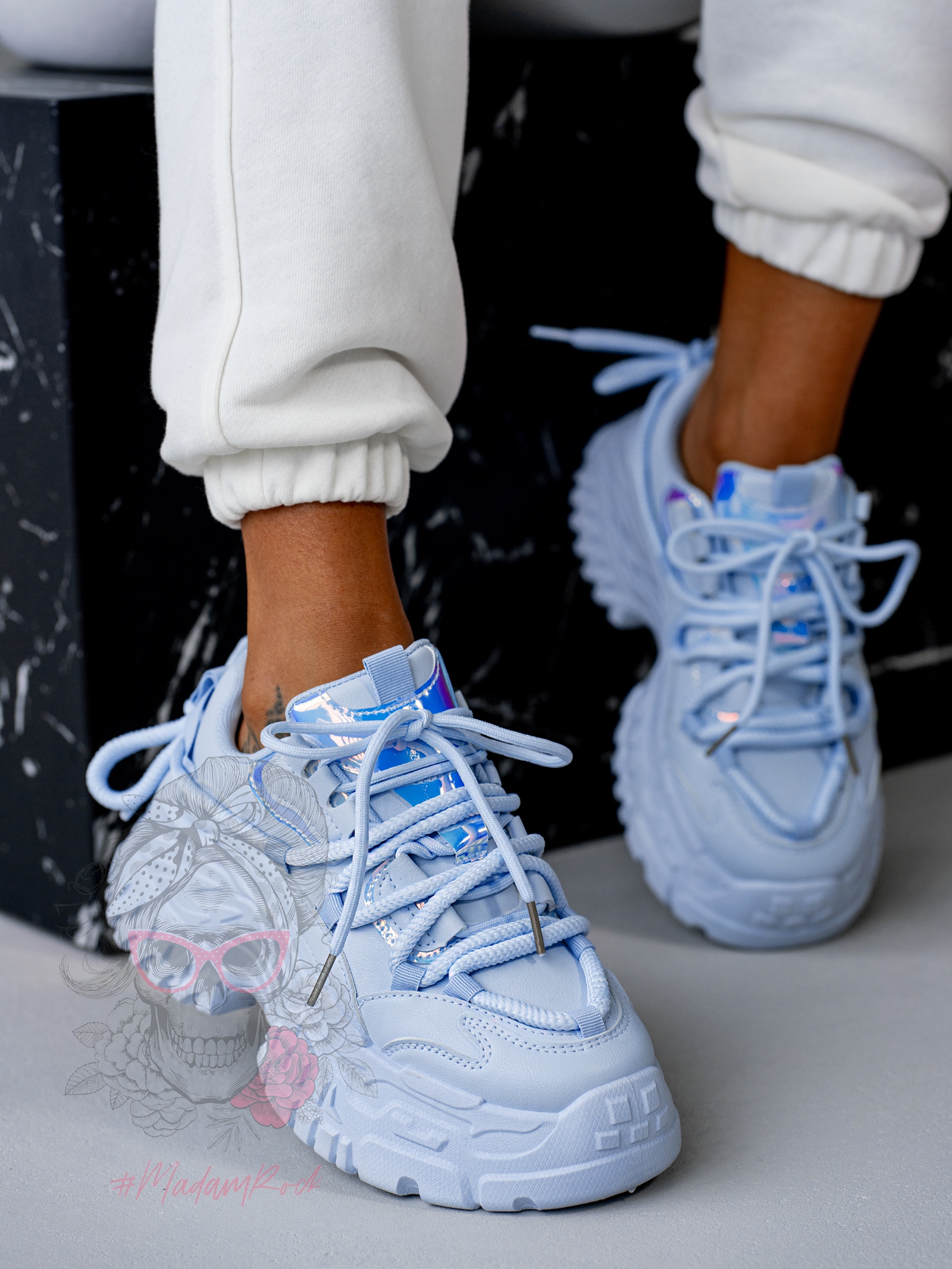 Buty sportowe Madam Katayo baby blue