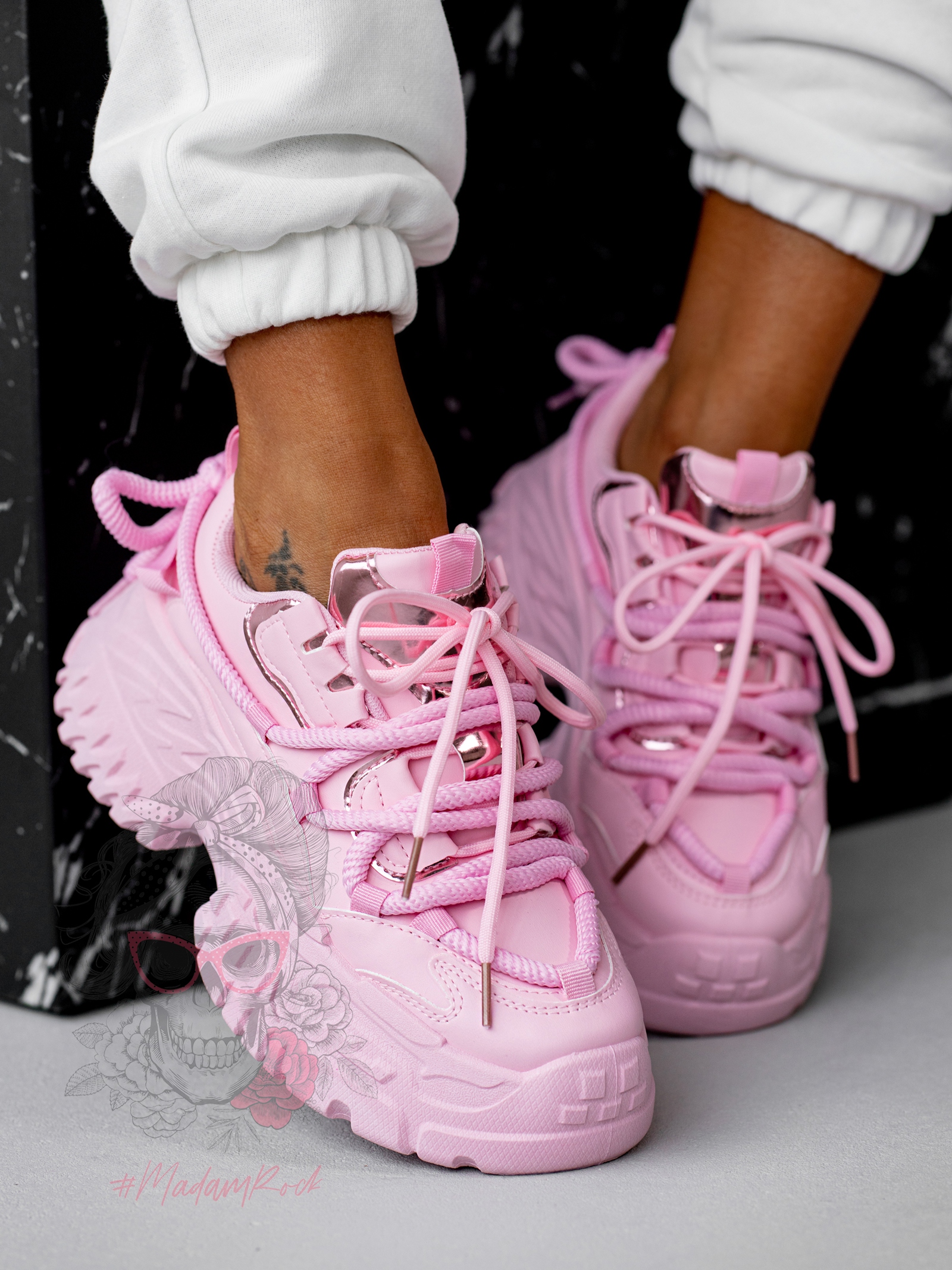 Buty sportowe Madam Katayo słodki róż