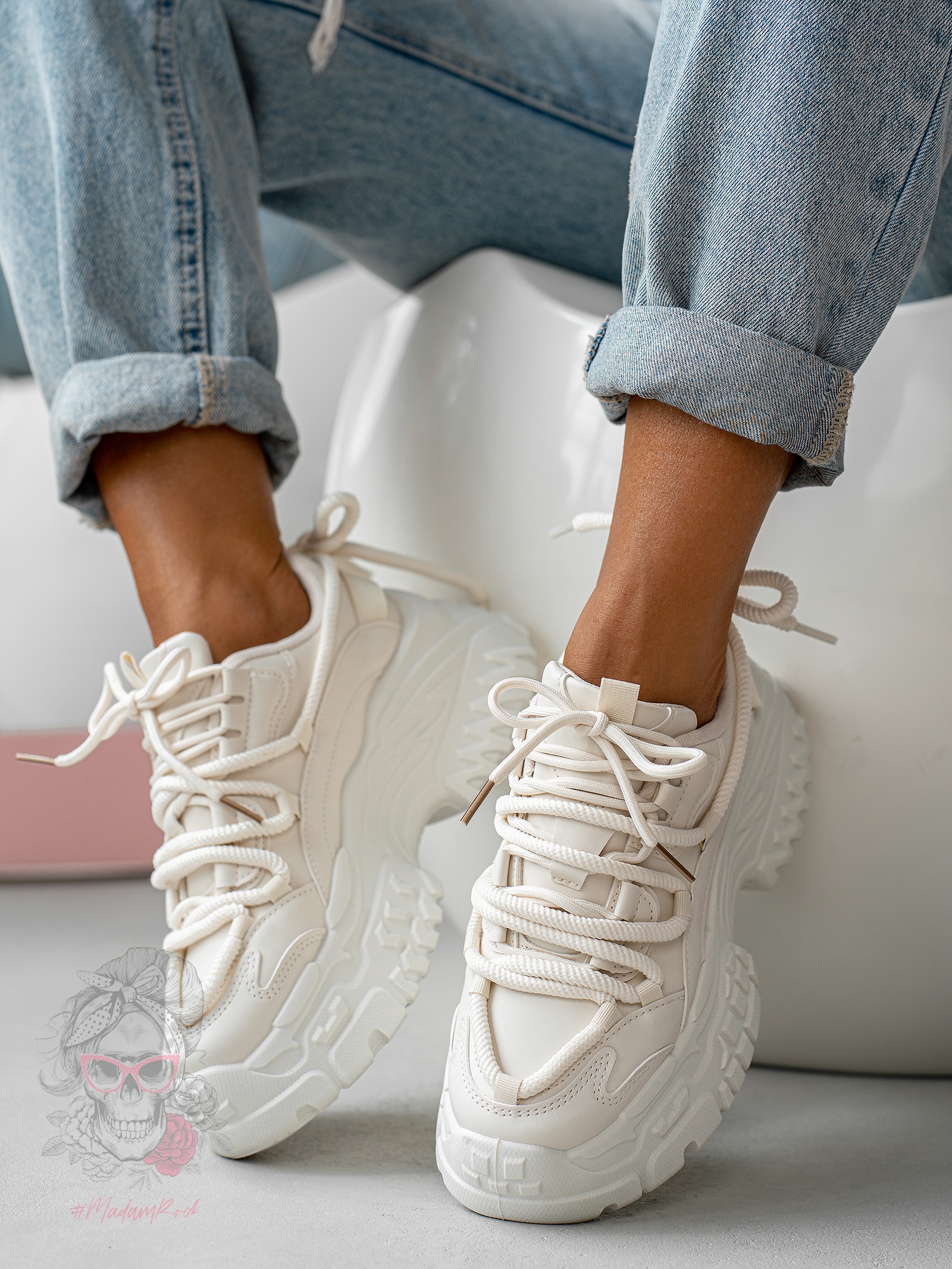 Buty sportowe Madam Katayo beżowe